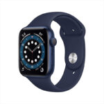 ساعت هوشمند اپل واچ سری 6 مدل 44mm Aluminum Case with  Sport silicone Band