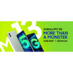 گوشی موبایل سامسونگ مدل Galaxy M13 5G دو سیم کارت ظرفیت 128 گیگابایت و رم 6 گیگابایت - پک هند