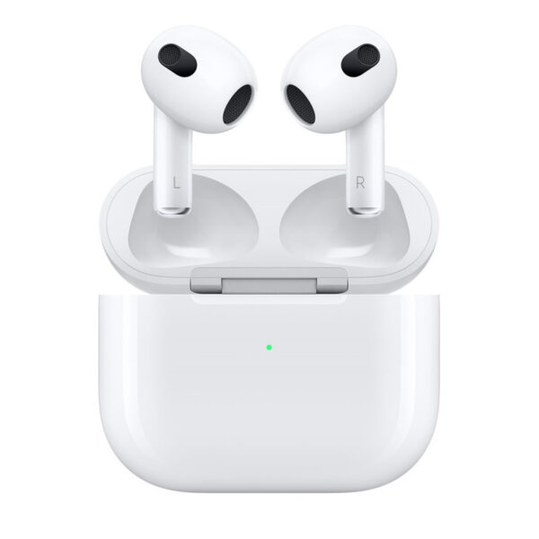 هدفون بی سیم اپل مدل AirPods 3 همراه با محفظه شارژ