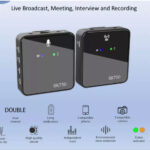 میکروفن بی سیم مدل SK750 wireless microphone بسته 2 عددی