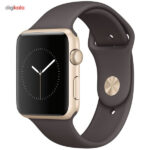 ساعت هوشمند اپل واچ سری 1 مدل 42mm Aluminum Case with Cocoa Sport Silicone Band