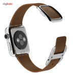 ساعت هوشمند اپل واچ مدل 38mm Stainless Steel Case with Brown Modern Buckle