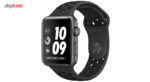 ساعت هوشمند اپل واچ سری 2 مدل   42mm Nike Plus  Space Gray with Anthracite/Black Silicon Band