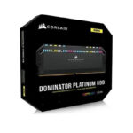 رم دسکتاپ DDR5 دو کاناله 6000 مگاهرتز CL40 کورسیر مدل Dominator Platinum RGB ظرفیت 64 گیگابایت