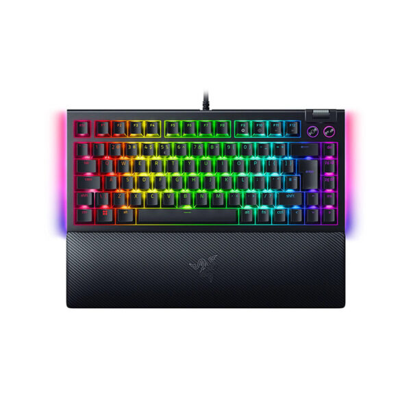 کیبورد مخصوص بازی ریزر مدل RAZER BLACKWIDOW V4 75%