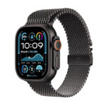 ساعت هوشمند اپل مدل Ultra 2 Black Titanium Case Milanese Loop 49mm