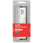 رم دسکتاپ DDR5 دو کاناله 5600مگاهرتز CL46 ایکس پی جی مدل LANCER BLADE WHITE ظرفیت 16 گیگابایت