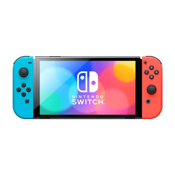 کنسول بازی قابل حمل نینتندو مدل Switch OLED Neon Blue and Neon Red Joy-Con