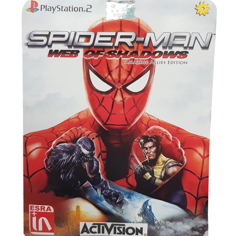 بازی Spider-Man Web of Shadows مخصوص PS2 نشر لوح زرین