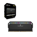 رم دسکتاپ DDR5 دو کاناله 6000 مگاهرتز CL30 کورسیر مدل Dominator Platinum RGB ظرفیت 64 گیگابایت