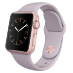 ساعت هوشمند اپل واچ مدل 38mm Rose Gold Aluminum Case with Lavender Sport Band