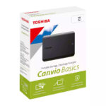 هارد اکسترنال توشیبا مدل Canvio Basics USB3.2 ظرفیت دو ترابایت