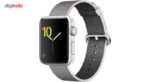 ساعت هوشمند اپل واچ سری 2 مدل 42mm Silver Aluminum Case with Pearl Woven Nylon Band