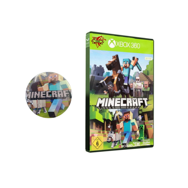 بازی MINECRAFT مخصوص xbox 360 به همراه پیکسل