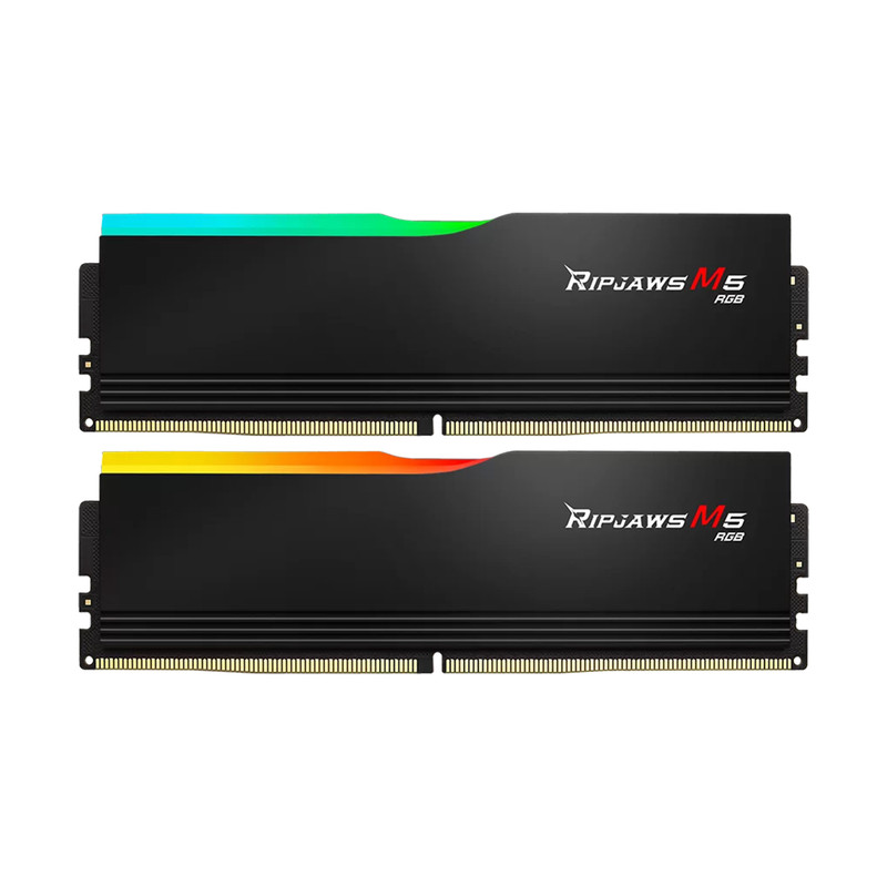 رم دسکتاپ DDR5 دو کاناله 6400 مگاهرتز CL32 جی اسکیل مدل RIPJAWS M5 RGB  ظرفیت 32 گیگابایت