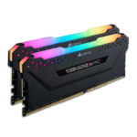 رم دسکتاپ DDR4 دو کاناله 3200 مگاهرتز CL16 کورسیر مدل VENGEANCE RGB PRO ظرفیت 32 گیگابایت