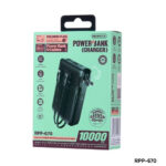 پاوربانک ریمکس مدل RPP-670-Multi compatible Chargers ظرفیت 10000 میلی آمپرساعت