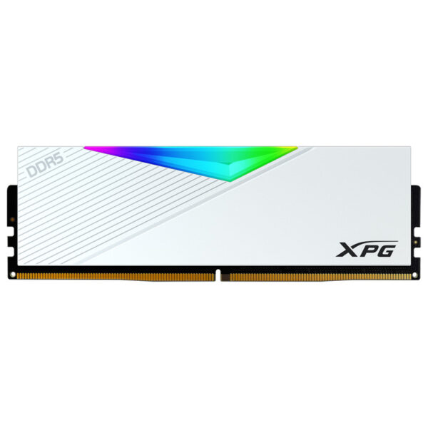 رم دسکتاپ DDR5 دو کاناله 5200 مگاهرتز CL38 ایکس پی جی مدل LANCER RGB WHITE ظرفیت 16 گیگابایت