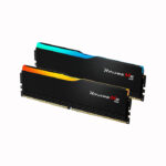 رم دسکتاپ DDR5 دوکاناله 5200 مگاهرتز CL40 جی اسکیل مدل RIPJAWS M5 RGB Black ظرفیت 32 گیگابایت