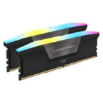 رم دسکتاپ DDR5 دو کاناله 6000 مگاهرتز CL40 کورسیر مدل VENGEANCE RGB ظرفیت 32 گیگابایت