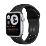 ساعت هوشمند اپل مدل 44mm Aluminum Cases with Nike Sport silicone Band دارای قابلیت های صفحه نمایش لمسی بند سیلیکون