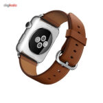 ساعت هوشمند اپل واچ مدل 42mm Stainless Steel Case with Saddle Brown Classic Buckle