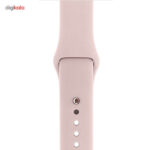 ساعت هوشمند اپل واچ سری 1 مدل 38mm Aluminum Case with Pink Sand Silicone Band 