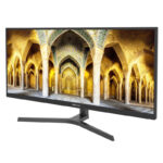 مانیتور گیمینگ 34 اینچ مسترتک مدل PA345UQ ، رزولوشن UltraWide QHD، پنل Rapid IPS، نرخ بروزرسانی 165 هرتز، با نسبت تصویر 21:9، دارای اسپیکر داخلی، دارای پورت HDMI و DisplayPort و USB و خروجی هدفون