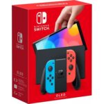 کنسول بازی قابل حمل نینتندو مدل Switch OLED Neon Blue and Neon Red Joy-Con