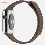 ساعت هوشمند اپل واچ مدل 42mm Steel Case With Light Brown Leather Loop Band