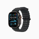 ساعت هوشمند اپل مدل Ultra 2 Black Titanium Case Ocean Band 49mm