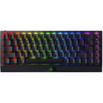 کیبورد مخصوص بازی بی سیم ریزر مدل Blackwidow V3 mini Hyperspeed Green Switches