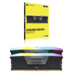 رم دسکتاپ DDR5 دو کاناله 5200 مگاهرتز CL40 کورسیر مدل VENGEANCE RGB ظرفیت64 گیگابایت