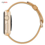 ساعت هوشمند اپل واچ اسپرت مدل 38mm Aluminum Case With Gold Woven Nylon Band