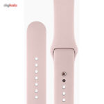 ساعت هوشمند اپل واچ سری 1 مدل 38mm Aluminum Case with Pink Sand Silicone Band 