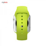 ساعت هوشمند اپل واچ مدل 38mm Aluminum Case With Green Sport Silicon Band