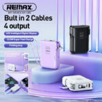 پاوربانک ریمکس مدل RPP-670-Multi compatible Chargers ظرفیت 10000 میلی آمپرساعت