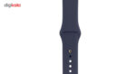 ساعت هوشمند اپل واچ سری 2 مدل 38mm  Gold Aluminum Case with Midnight Blue Sport Silicon Band