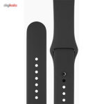 ساعت هوشمند اپل واچ سری 2 مدل 42mm Aluminum Case with Black Sport Silicone Band