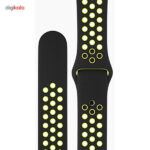 ساعت هوشمند اپل واچ سری 2 مدل Nike Plus 42mm with Black/Volt Silicone Band