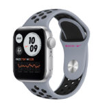 ساعت هوشمند اپل مدل 44mm Aluminum Cases with Nike Sport silicone Band دارای قابلیت های صفحه نمایش لمسی بند سیلیکون