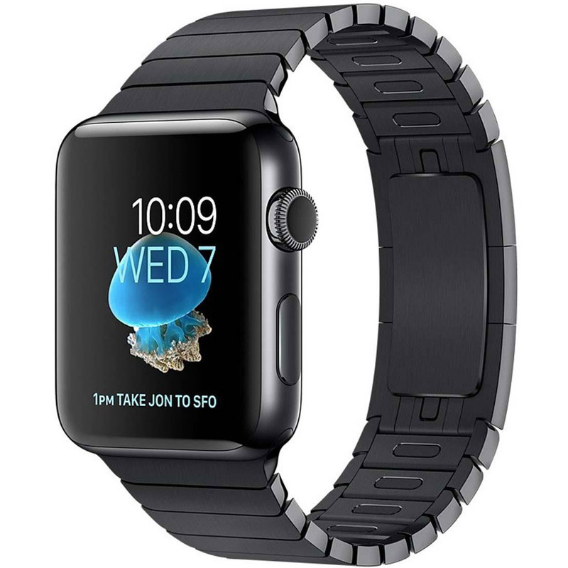 ساعت هوشمند اپل واچ سری 2 مدل 42mm Space Black Steel Case with Link Bracelet