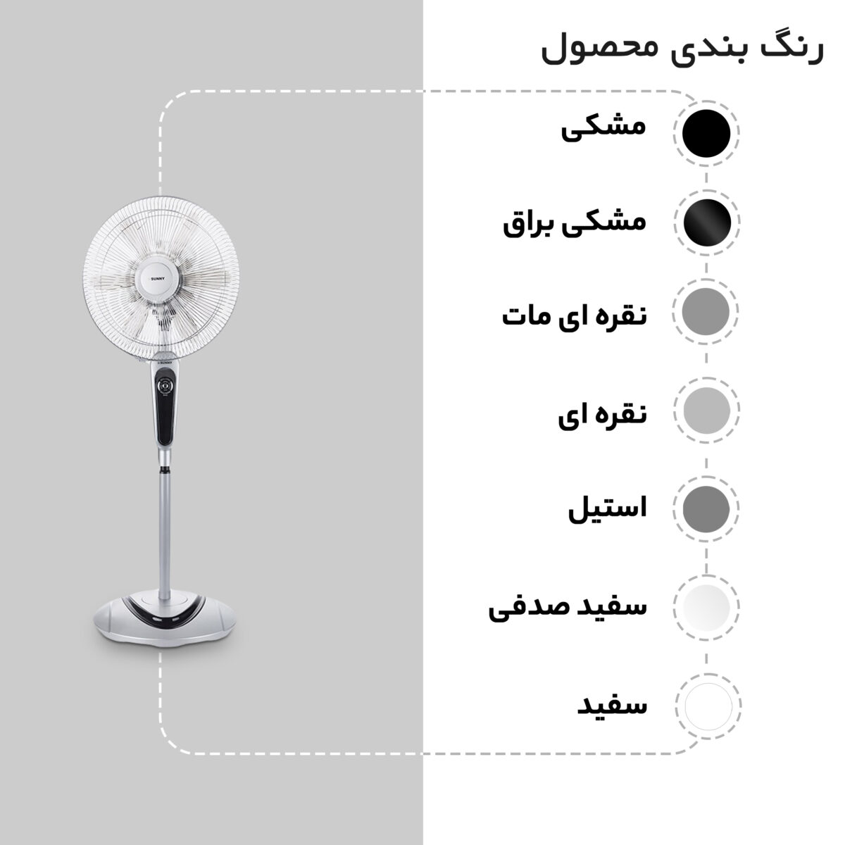 پنکه سانی مدل DWS-3600