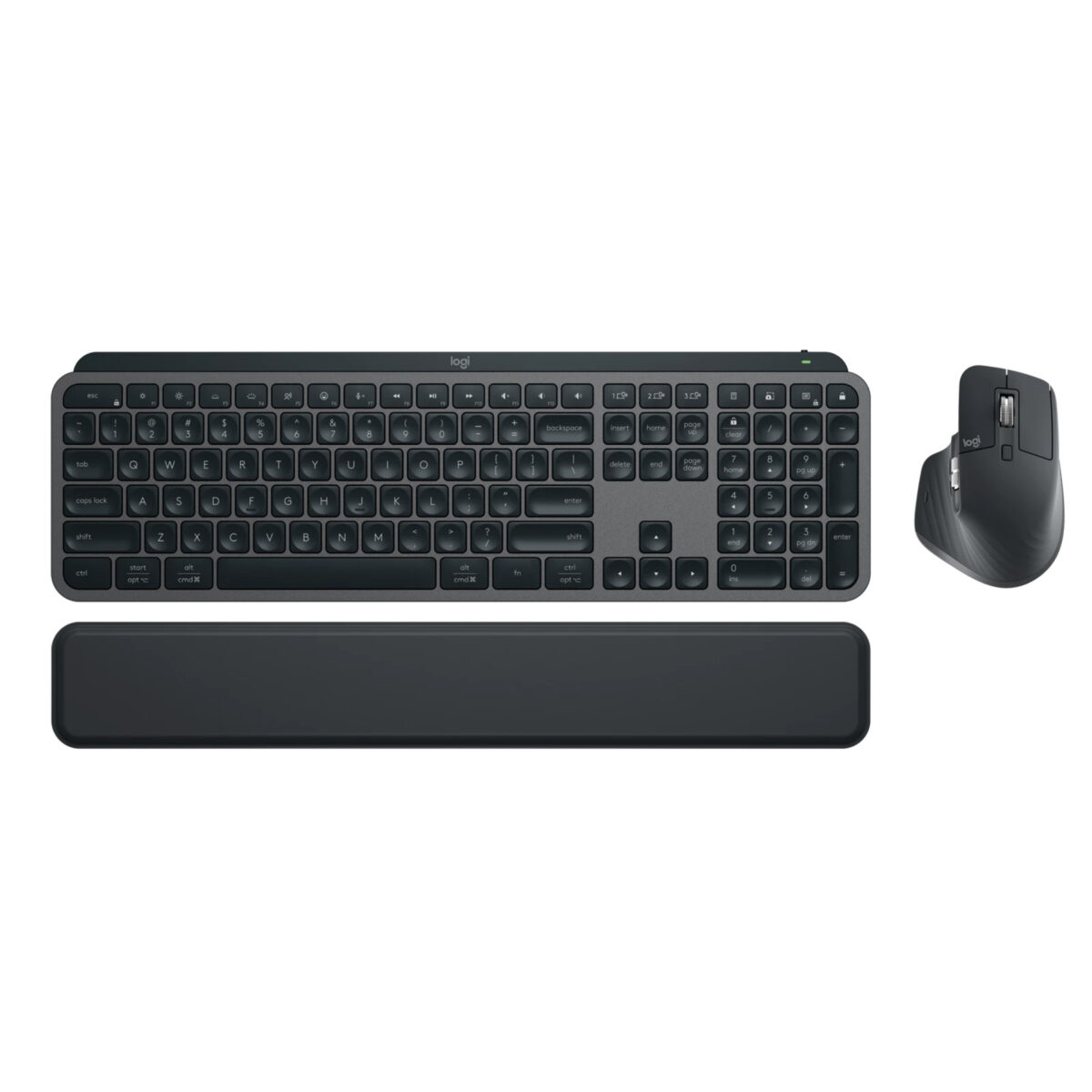 کیبورد و ماوس لاجیتک مدل MX KEYS COMBO for Business Gen 2، سوئیچ ممبران، Full-size