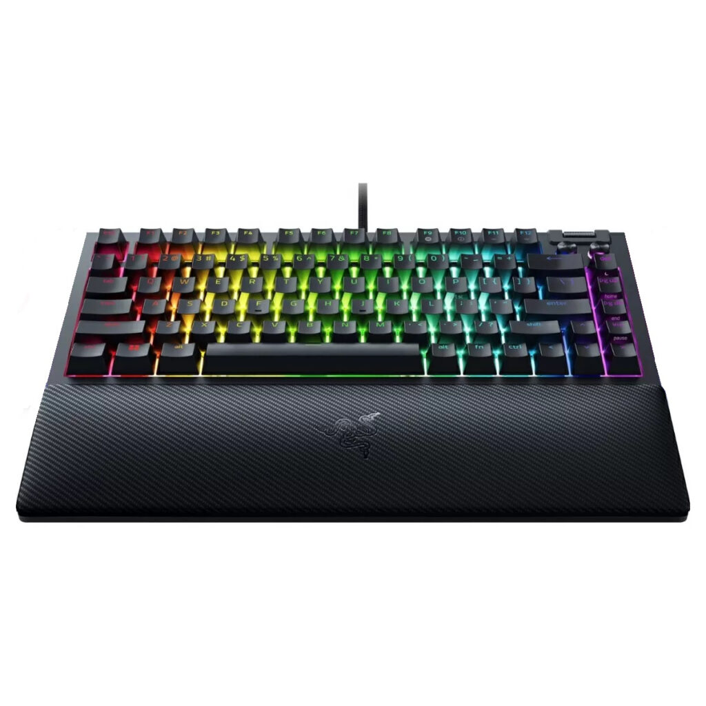 کیبورد مخصوص بازی ریزر مدل blackwidow v4 75
