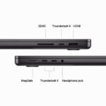 لپ تاپ 14.2 اینچی اپل مدل MacBook Pro MRX33 2023 LLA-M3 Pro-18GB RAM-512GB SSD