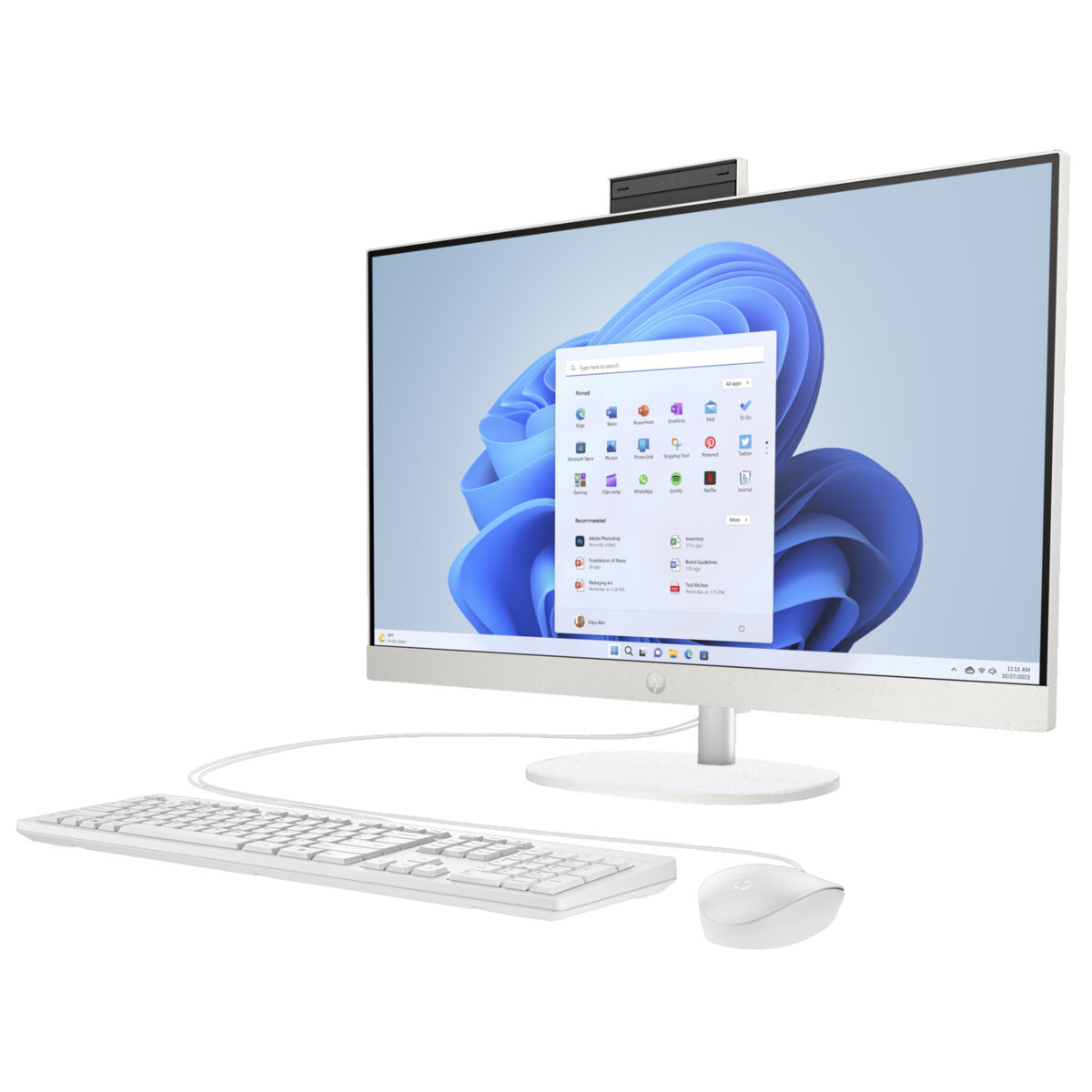 کامپیوتر همه کاره 23.8 اینچ اچ‌ پی مدل 24 CR0255nh-i7 1355U 16GB 512SSD IrisXe Touch