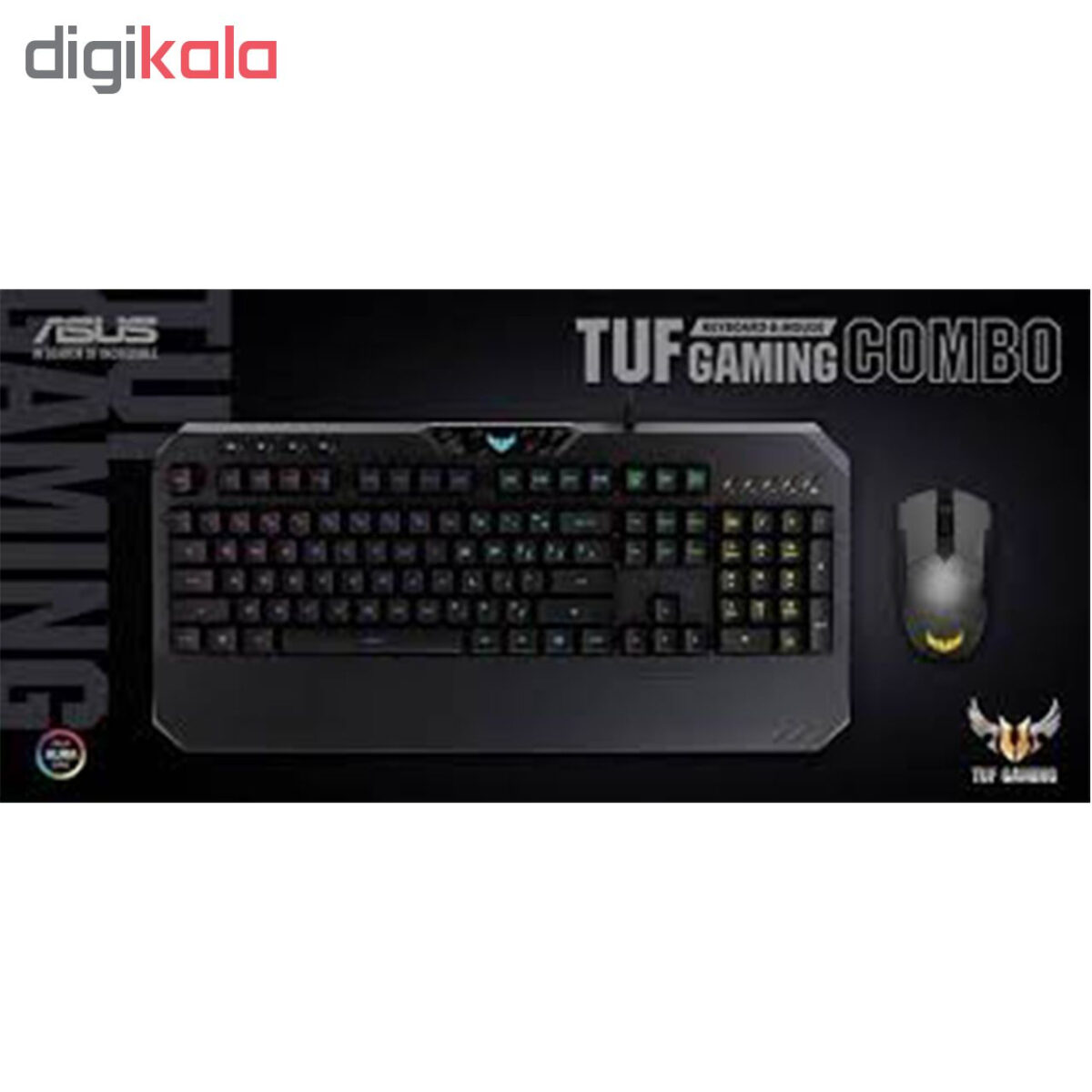 کیبورد و ماوس مخصوص بازی ایسوس مدل TUF Gaming Combo