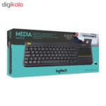 کیبورد بی‌ سیم لاجیتک مدل K400 Plus با حروف فارسی