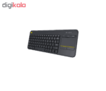 کیبورد بی‌ سیم لاجیتک مدل K400 Plus با حروف فارسی